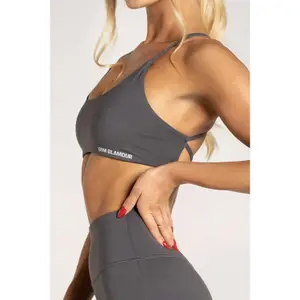 halter Sports bra Gym Glamour Open Back image-2