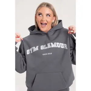 Felpa con cappuccio da donna Gym Glamour College image-3
