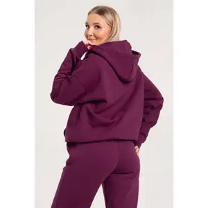 Felpa con cappuccio da donna Gym Glamour College image-2