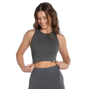 Γυναικείο αμάνικο μπλουζάκι Gym Glamour Basic image-0
