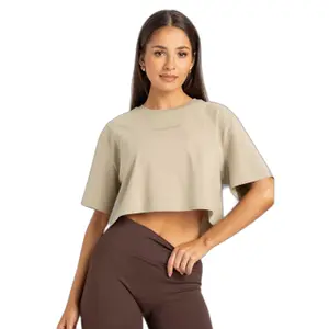 Women's T-shirt Gym Glamour Boxy image-0