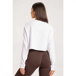 Women's long sleeve T-shirt Gym Glamour Boxy image-1