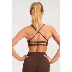 Γυναικεία σουτιέν με ανοιχτή πλάτη Gym Glamour Open image-2
