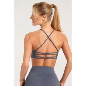 Γυναικεία σουτιέν με ανοιχτή πλάτη Gym Glamour Open image-3