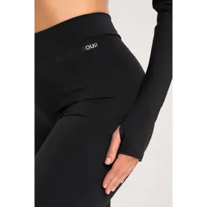 Top a maniche lunghe donna Gym Glamour Shrug Glow image-2