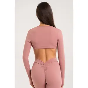Μπλούζες με μακριά μανίκια για γυναίκες Gym Glamour Shrug Glow image-1