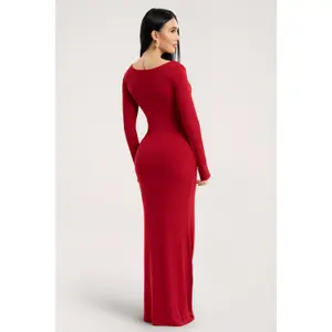 Φόρεμα με μακριά μανίκια για γυναίκες Gym Glamour Flexi Maxi image-2