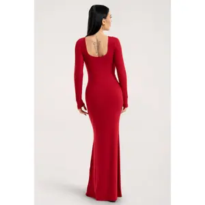 Φόρεμα με μακριά μανίκια για γυναίκες Gym Glamour Flexi Maxi image-3