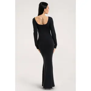 Vestito donna a maniche lunghe Gym Glamour Flexi Maxi image-3
