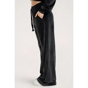 Velour jogging trousers for women Gym Glamour image-3