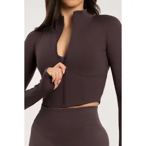 Women's Zip-up Sweatshirt Gym Glamour Corset image-4