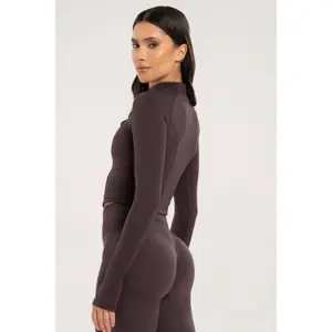 Women's Zip-up Sweatshirt Gym Glamour Corset image-2