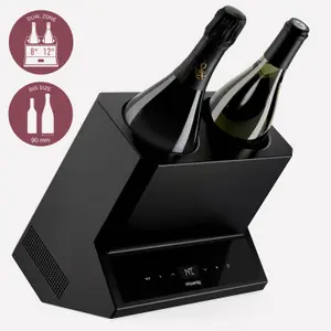 Electric wine cooler for 2 bottles H.Koenig