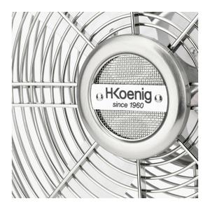 Metal design floor fan H.Koenig image-5