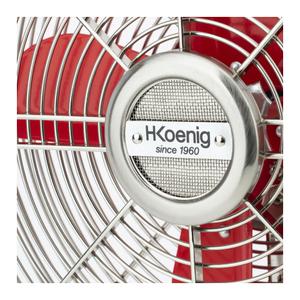 Metal design floor fan H.Koenig image-3