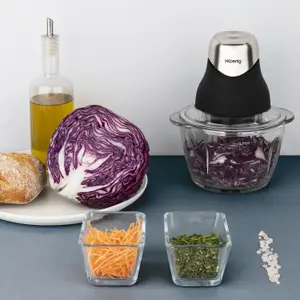 Mini electric chopper with 2 bowls H.Koenig