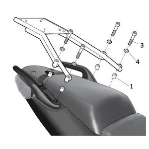 Motorcycle top case support Shad Honda CBF 1000 (10 to 13) image-1