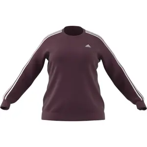 Sudadera cuello redondo mujer adidas Essentials 3-Stripes Fleece (Grandes tailles) image-5