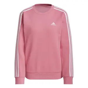 Sudadera cuello redondo mujer adidas Essentials 3-Stripes Fleece image-1
