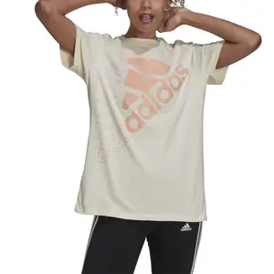 Camiseta de mujer adidas Brand Love Slanted Logo Boyfriend image-4