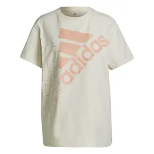 Camiseta de mujer adidas Brand Love Slanted Logo Boyfriend image-1