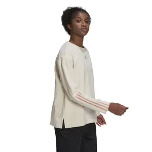 Sweatshirt Rundhalsausschnitt Frau adidas Essentials Relaxed 3-Stripes image-3