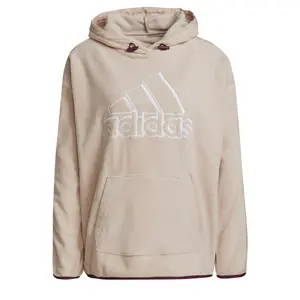 Sweatshirt för kvinnor adidas Brand Love Giant Logo Polar Fleece image-0