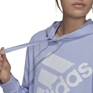 Sweatshirt med huva för kvinnor adidas Brand Love Slanted Logo Relaxed image-6
