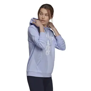 Sweatshirt med huva för kvinnor adidas Brand Love Slanted Logo Relaxed image-3