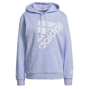 Sweatshirt med huva för kvinnor adidas Brand Love Slanted Logo Relaxed image-0