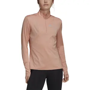 Camiseta de mujer adidas Own The Run 1/2 Zip image-4