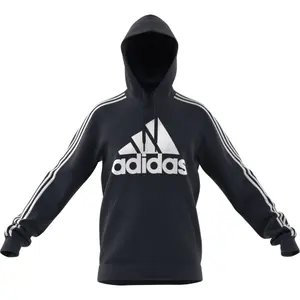 Camisola com capuz adidas Essentials Fleece 3-Stripes Logo image-1
