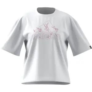 Camiseta de mujer adidas graphique Soft Floral Logo image-3