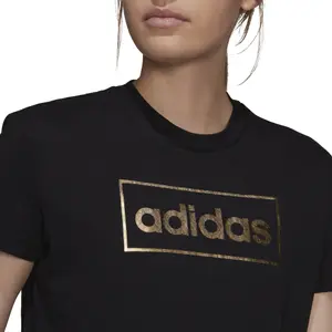 Camiseta de mujer adidas Foil Box Graphic image-4