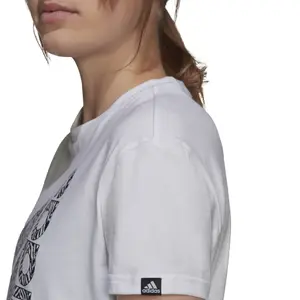 Camiseta de mujer adidas Zebra Logo Graphic image-5