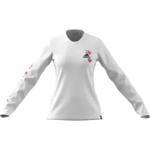 Camiseta de manga larga para mujer adidas Floral Graphic image-5