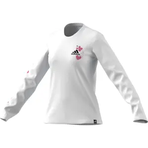 Camiseta de manga larga para mujer adidas Floral Graphic image-3