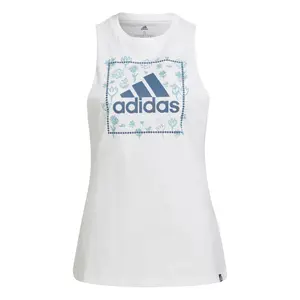 Camiseta de tirantes para mujer adidas Soft Floral Box Graphic image-1