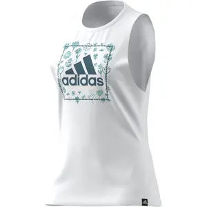 Camiseta de tirantes para mujer adidas Soft Floral Box Graphic image-3