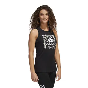 Camiseta de tirantes para mujer adidas Soft Floral Box Graphic image-3