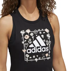 Camiseta de tirantes para mujer adidas Soft Floral Box Graphic image-6