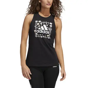 Camiseta de tirantes para mujer adidas Soft Floral Box Graphic image-4