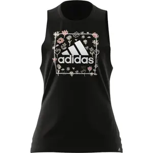 Camiseta de tirantes para mujer adidas Soft Floral Box Graphic image-5