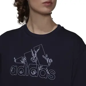 Camiseta de mujer adidas graphique Soft Floral Logo image-6