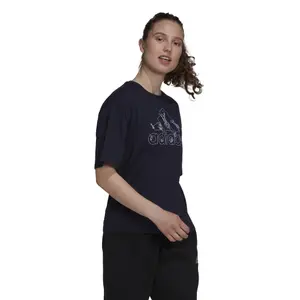 Dames-T-shirt adidas graphique Soft Floral Logo image-4