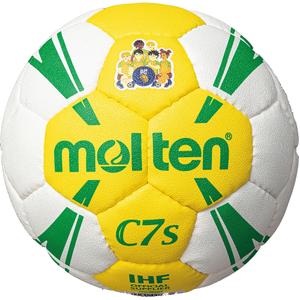 h16721-schaumstoffball-molten-c7-gelb-grun-o-14-cm