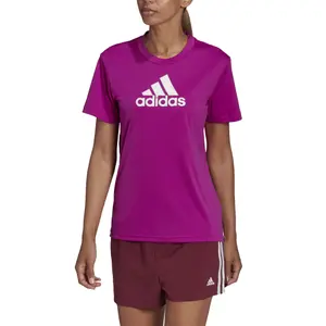 Camiseta de mujer adidas Primeblue Designed 2 Move Logo Sport image-2