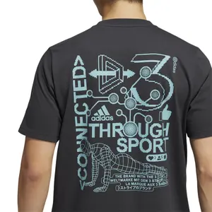Camiseta adidas Connected Through Sport Graphic image-5