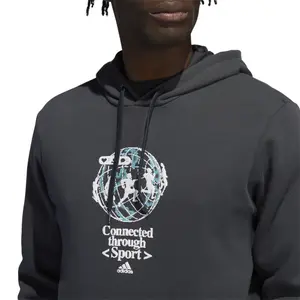 Sweatshirt mit Kapuze adidas Connected Through Sport Graphic image-5