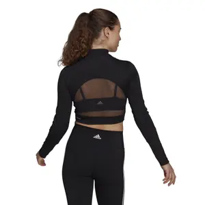 Camiseta de manga larga para mujer adidas Crop image-6